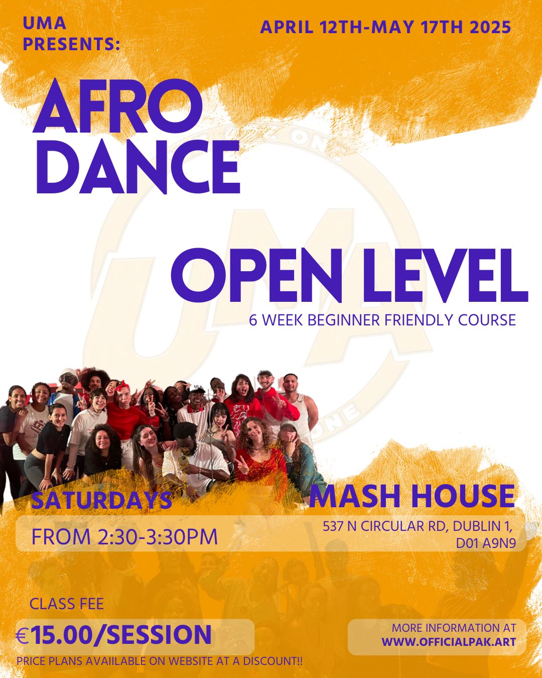 Afrodance Open Level (Mash House)